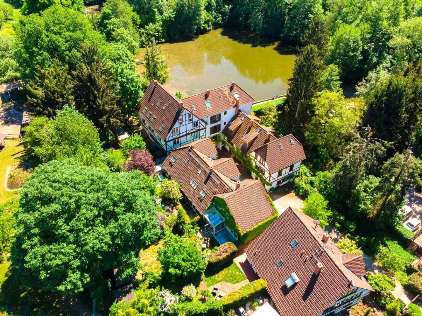 Einliegerwohnung In Einer Muehle Vor Den Toren Frankfurts, Ideal Fuer Messegaeste Oder Stop Over Dreieich Buitenkant foto